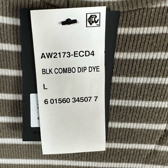 ATM Anthony Thomas Melillo Dip Dye Stripe Midi Dress Size Large - Picture 9 of 12